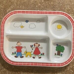 Children's Divided Plate & Cup Set
